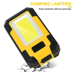 Anjoet Camping Tent Emergency Light Super Bright COB LED Rechargeable Outdoor Portable Flashlight Retro Camp Light Lantern
