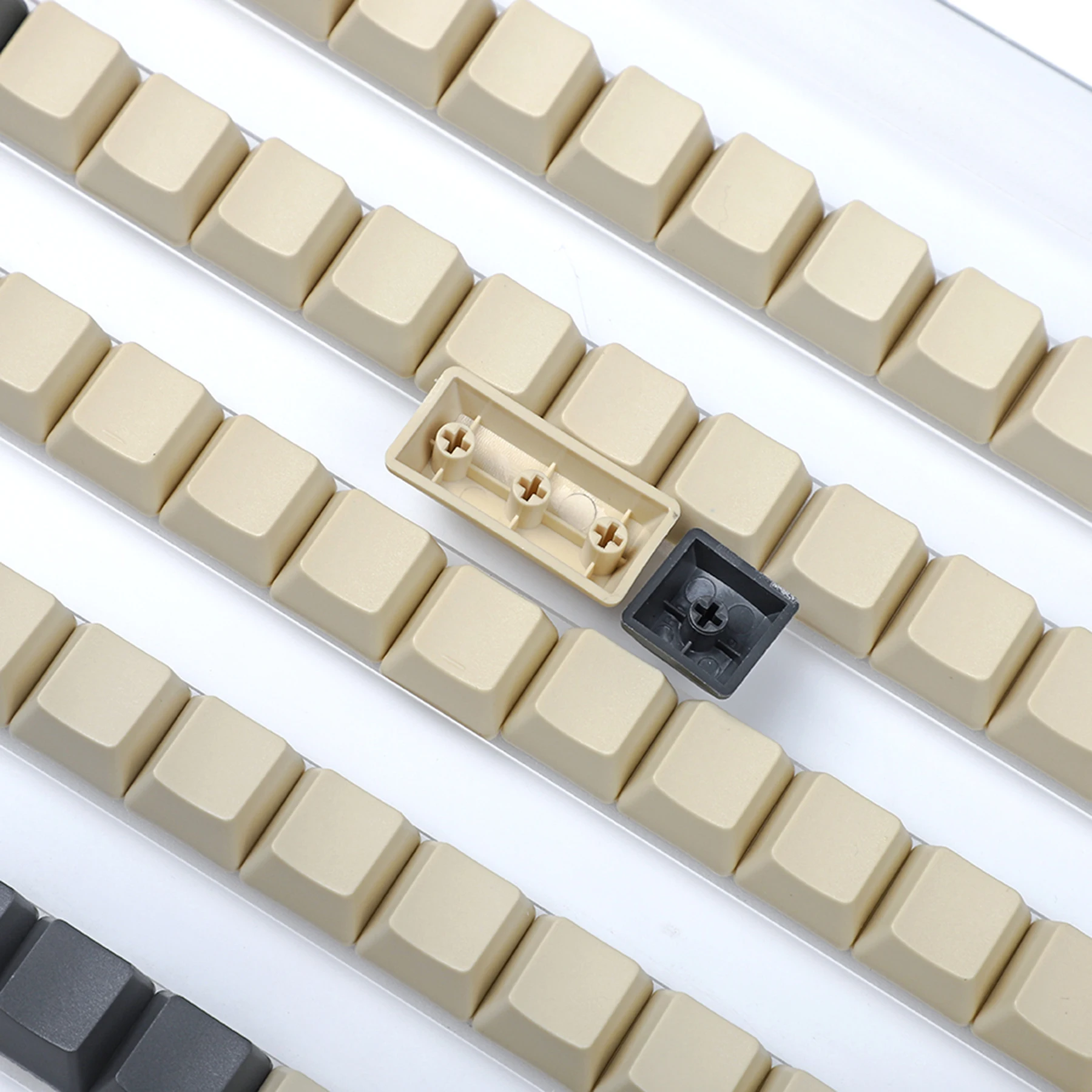 perfil do oem chave em branco pbt layout ortopinear keycaps para teclado mecânico planck preonic diy