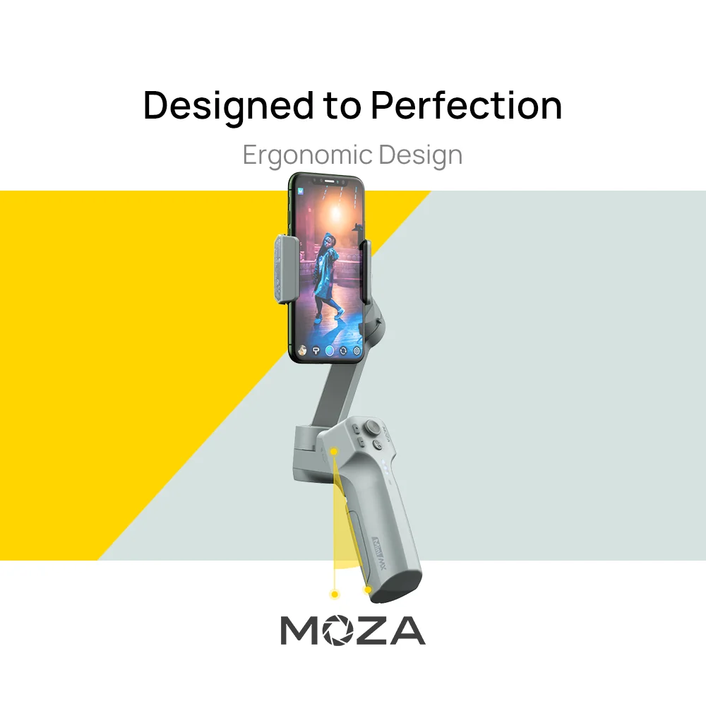 Ручной шарнирный стабилизатор Moza Mini MX 3 осевой для селфи Vlog Палка смартфона Bluetooth