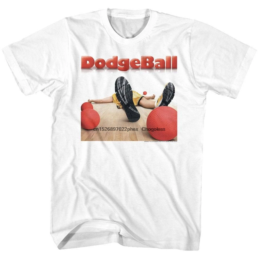 Белые рубашки с рисунком Dodgeball | Мужская одежда