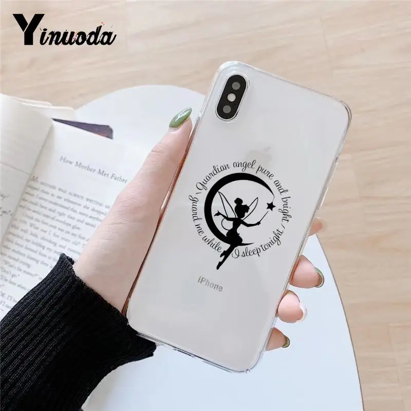 5 Yinuoda Tinker Bell Tinkerbell Прозрачный чехол для телефона чехол для iPhone 8 7 6 6S Plus X 5 5S SE XR XS XSMAX Fundas Capa - Цвет: 5