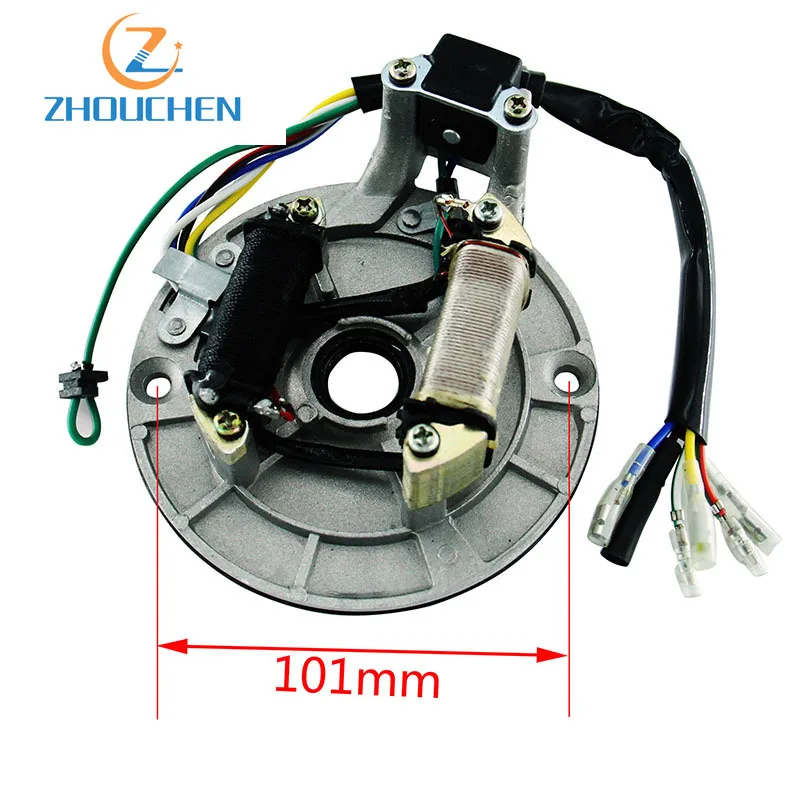 Аксессуары для мотоцикла для ног stator катушка двигателя CQ-102 для 70CC-125CC pit dirt bike ATV quad go kart скутер