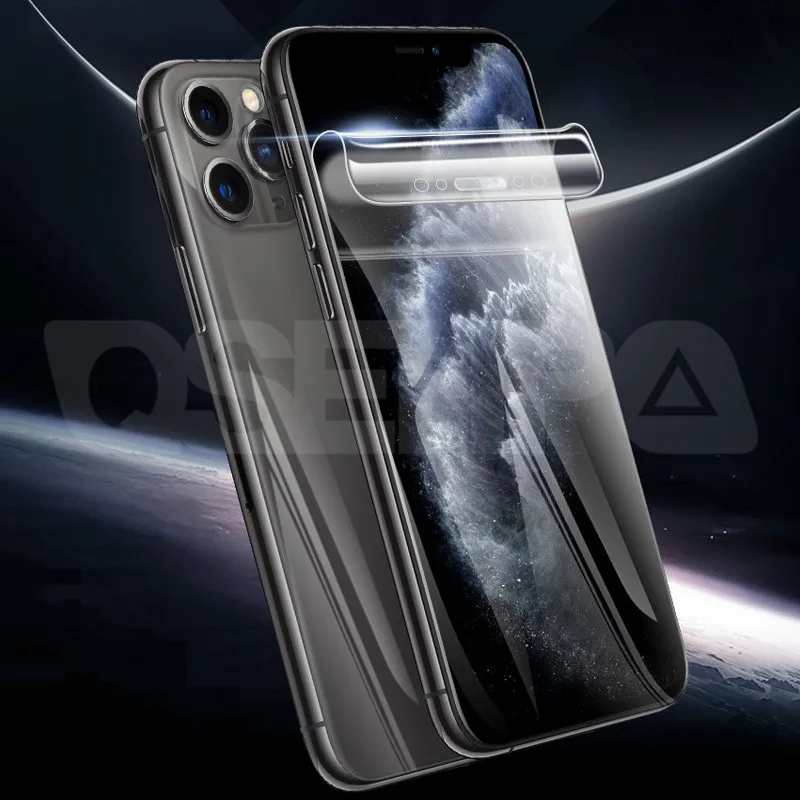 100D Защитная пленка для iPhone 11 Pro X XR XS Max iPhone 8 7 6 6S Plus мягкая защитная пленка на весь экран не стекло