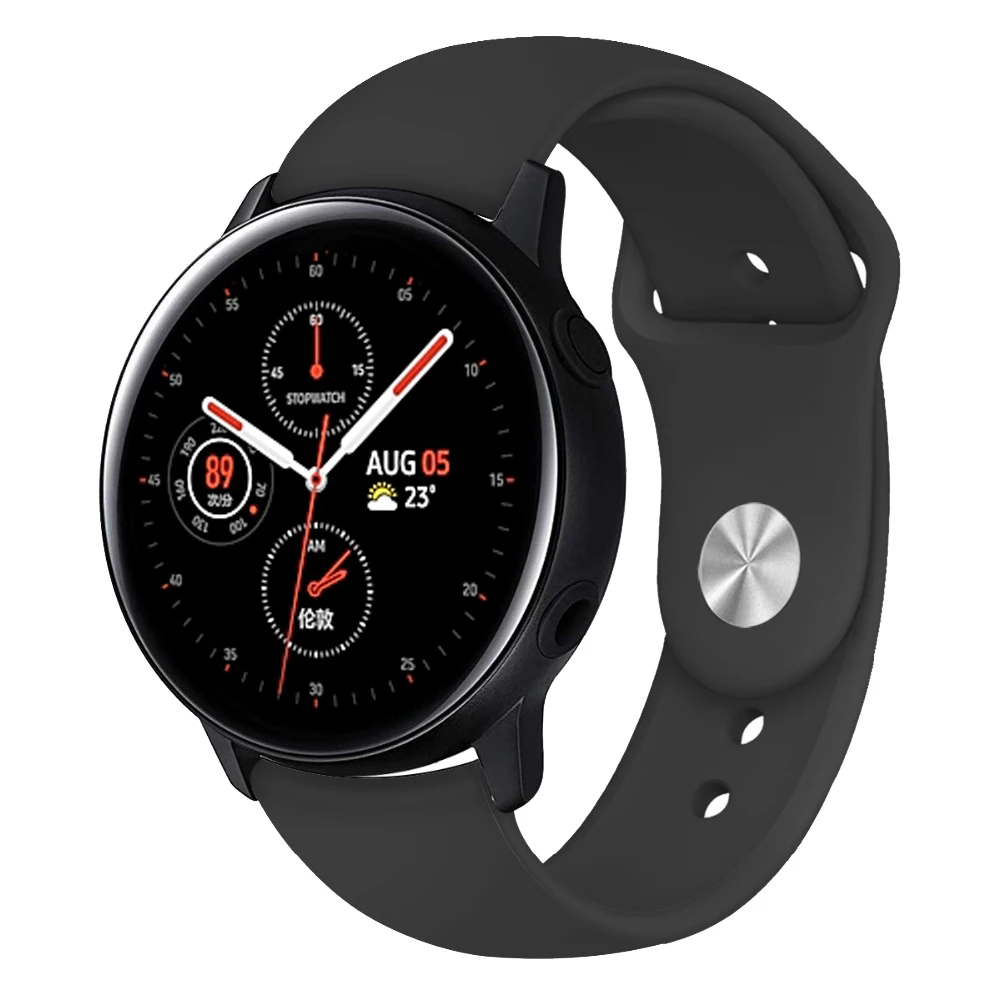 Galaxy watch Active 2 band для samsung galaxy watch 42 мм gear sport 20 мм ремешок для часов amazfit bip huawei watch 2 pro Аксессуары