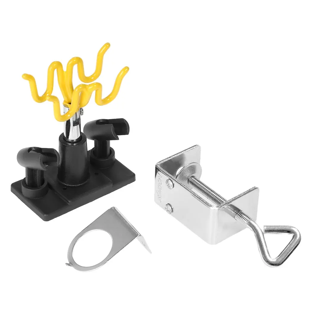 

Airbrush Holder paint spray gun aerografo Holding 4 Clamp-On Mount Table Bench Station Gravity Stand Kit for Air Brush