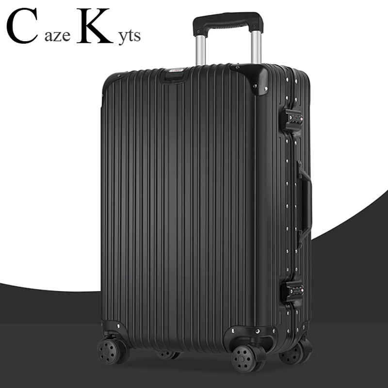 Женский чемодан на колесиках, мужской модный чемодан для путешествий, багаж на колесиках Sipnner, переноска на колесиках, багажная коробка с паролем - Цвет: LK  black