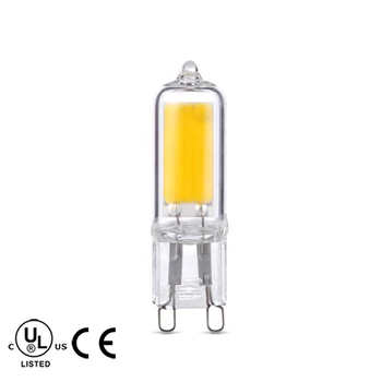 

1/6/10pcs 6W 9W 12W G9 LED Light Bulb 220V-240V AC COB Glass LED Lamp Replace Halogen light for Fixture Chandelier Lighting