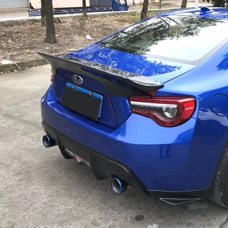 Для subaru BRZ задний багажник из углеродного волокна спойлер ноги стиль спойлер крыло для toyota 86 для scion GT86 2012- CF заднее крыло RB3