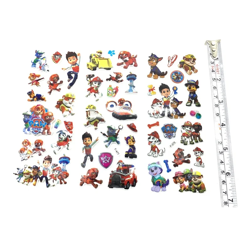 Paw Patrol собака пузырь аниме мультфильм наклейки игрушки Patrulla Canina игрушки погоня Райдер фигурки модель игрушки Детский подарок