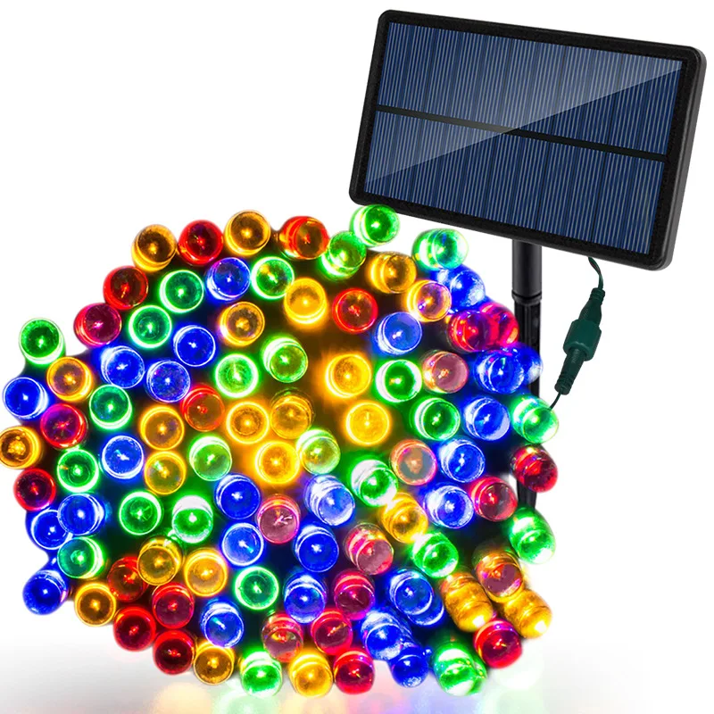

Solar-powered String Lights 8 Functional Strips USB Charging Holiday Christmas Wedding Outdoor Waterproof Garden Color Lighting