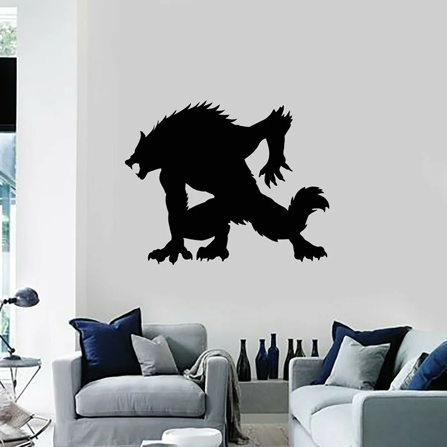 vinyl wall art decal sticker Werewolf Custom wall decor