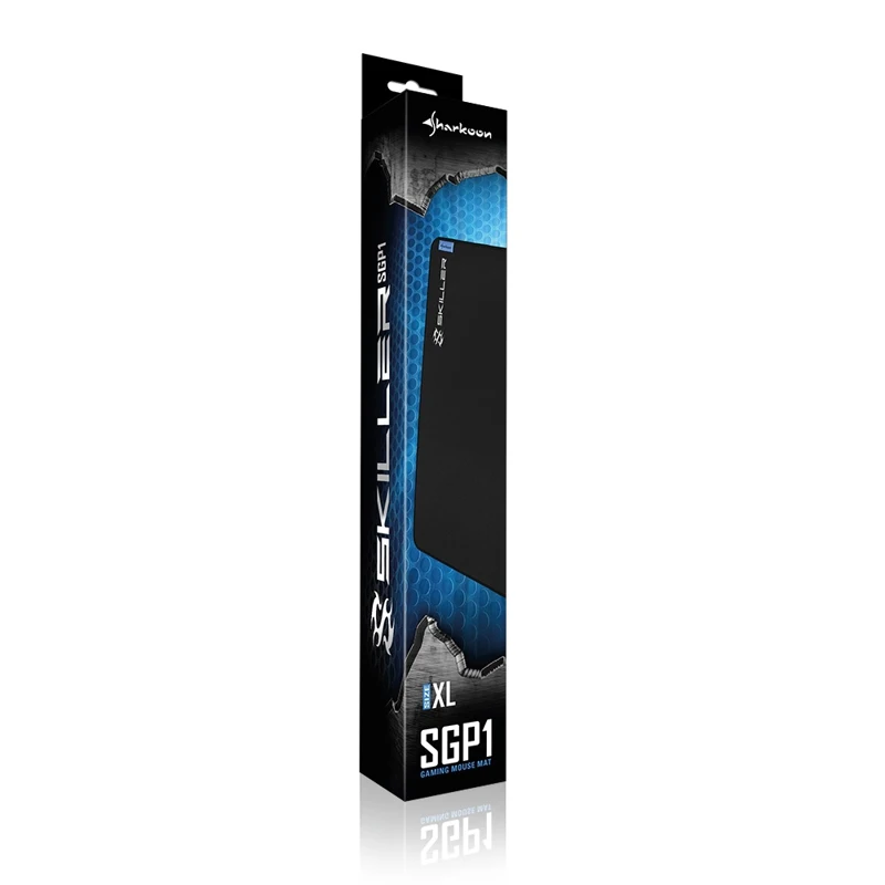 Коврик для мыши Sharkoon Skiller SGP1 XL текстиль, резина, 444 x 355 х 2.5 мм, цвет: черный