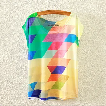 

Artguy New Fashion Spring Summer T Shirt Women Shirt Animal Graphic Print T-Shirts Vintage Printed White Tee Woman Tops