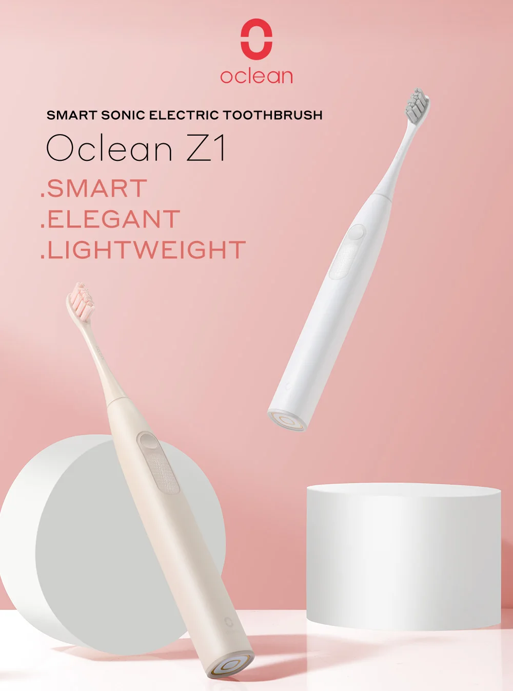 Новейшая глобальная версия Oclean Z1 sonic электрическая зубная щетка Ультра звуковая автоматическая зубная щетка IPX7 Водонепроницаемая Быстрая зарядка бесплатный подарок