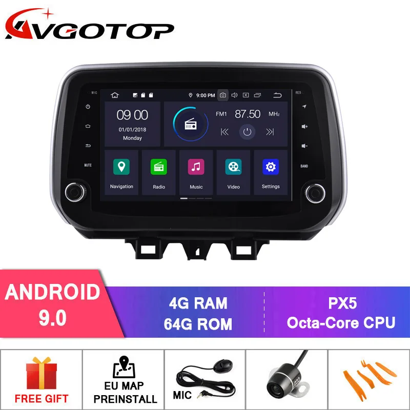 Flash Deal AVGOTOP Android 9.0 4GB+64GB CAR DVD PLAYER for HYUNDAI SANTA FE / TUCSON 2018-2019 IPS HD Screen NAVIGATION 1 Flash Deal AVGOTOP Android 9.0 4GB+64GB CAR DVD PLAYER for HYUNDAI SANTA FE / TUCSON 2018-2019 IPS HD Screen NAVIGATION 1