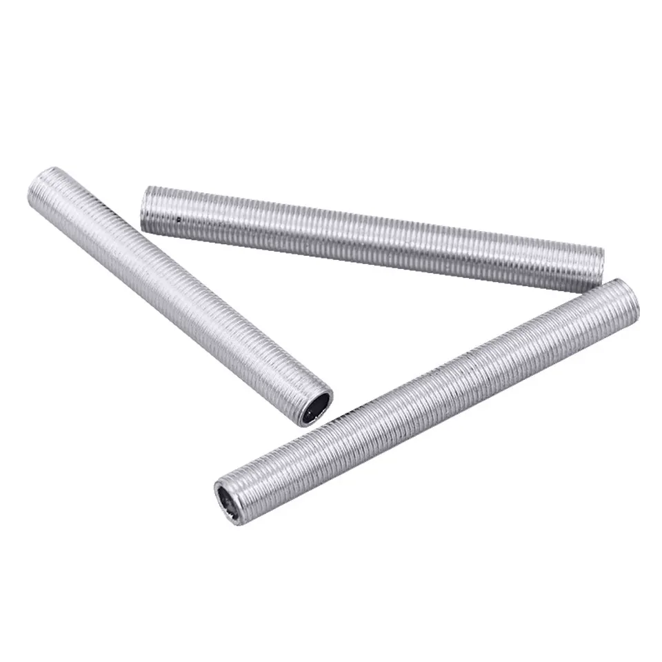 5pcs M12*1 Hollow Screw Full Tube Screw Nut Galvanized Table Lamp Chandelier Floor Light Bedside Lamp DIY Lighting Fixture table lamp led lamp accessories ceiling pendant light