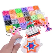 10/15/24 grids Magic Water Sticky Beads Refill Accessories Art Crafts Kids learning toys for children Handmade Diy 3 5 7 8 Years