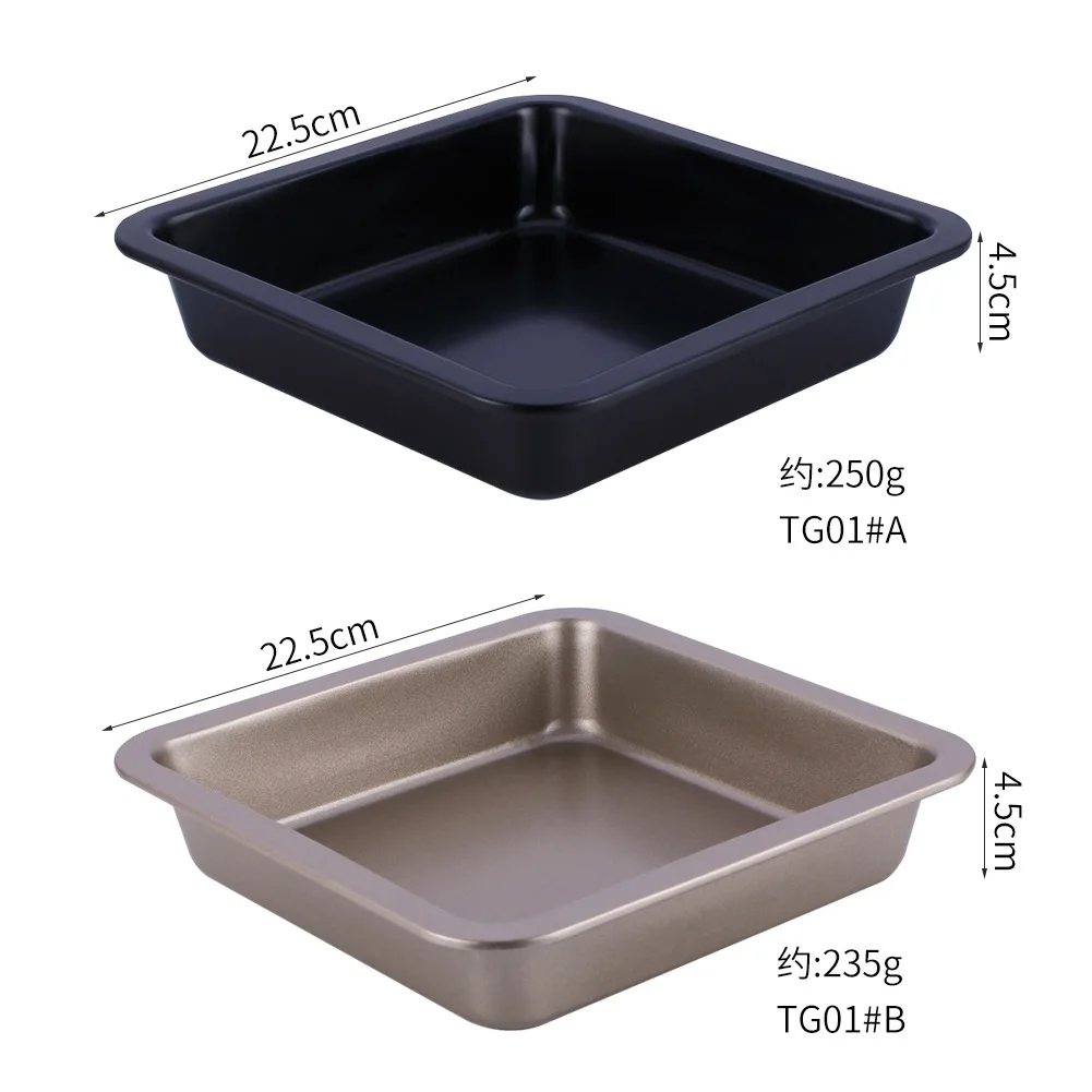 Non-Stick Square Rectangle Cake Baking Pan Carbon Steel Tray Pie Pizza  Bread Cake Mold Bakeware Tools Loaf Pan Baking Tools - AliExpress