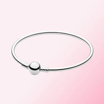 

2019 100% 925 Sterling Silver Classic Charm DIY Basic Bracelet Temperament Fashion Charm Retro Wedding Ladie Jewelry