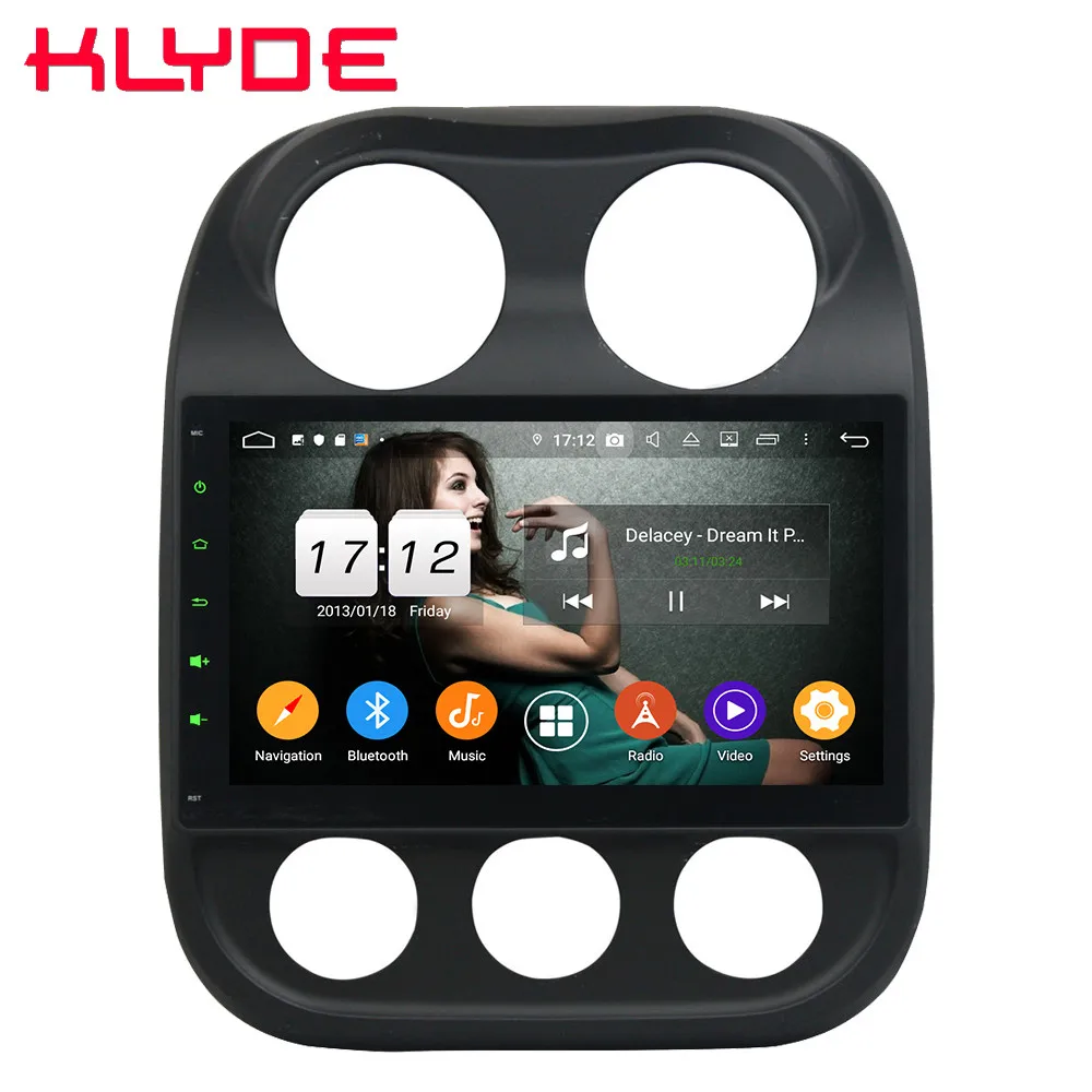 Klyde 10," ips 4G wifi Android 9 Восьмиядерный 4 Гб ОЗУ 64 Гб ПЗУ DSP BT автомобильный dvd-плеер радио gps ГЛОНАСС для Jeep Compass 2010