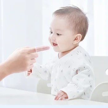 

Children Teeth Brush Teeth Care Tool Finger Toothbrush Infant Tooth Care Soft Silicone Brush Rubber Cleaning Baby Brush With Box