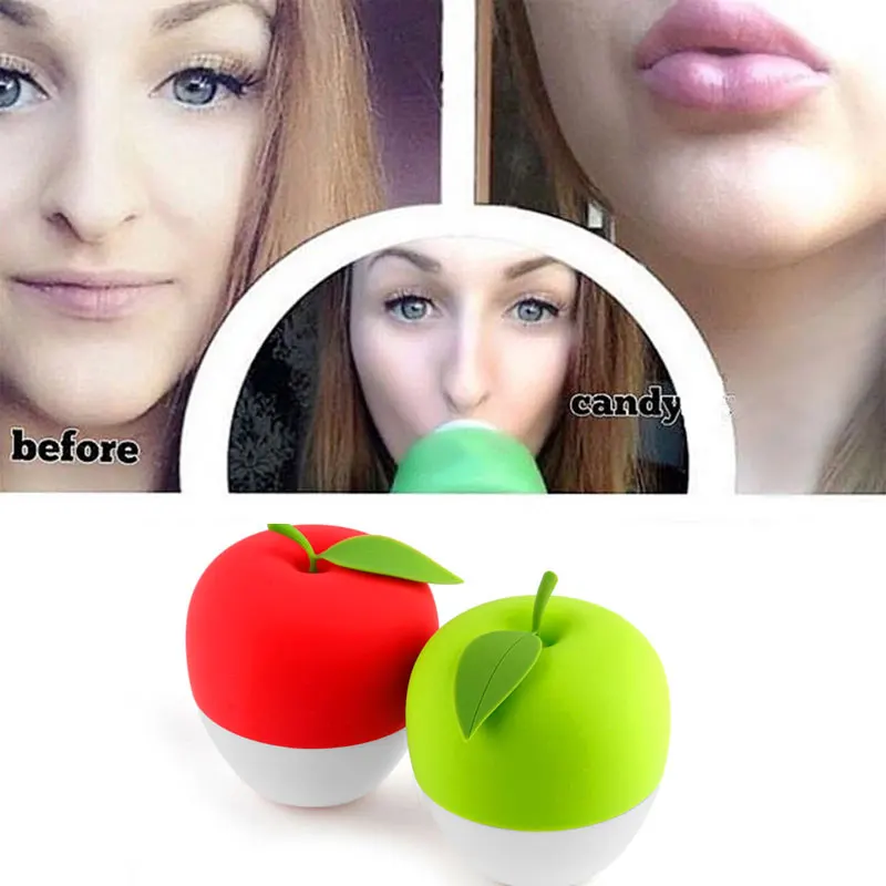 

Lip Plumpers Green or Red Apple Lips Enhancer Double or Single Lobed Lip Suction Plumper Lips Care Tools For Women Girls