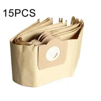 

15pcs Dust Paper Bags Kit For Vacuum Cleaner KARCHER WD3 WD3300 WD3.500P WD3200