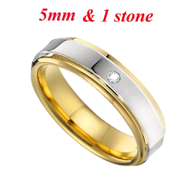 Classique USA taille 5 à 15 bijoux de mode occidentale bagues de mariage pour hommes et femmes titane Alliance amoureux Couples bague