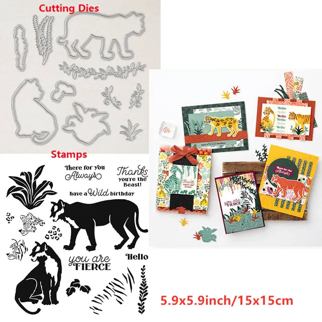 Cooking Tools Flowers  Trees Stars Cats Sending Hugs Transparent Clear Stamps And Dies for DIY Scrapbooking Craft Cards 2021 New 9