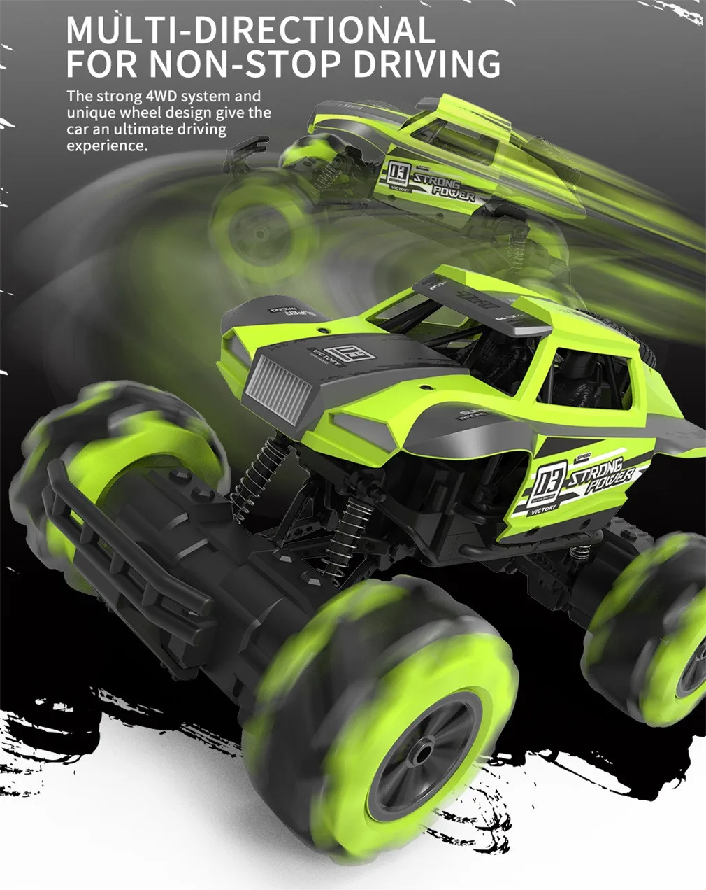 Новые игрушки для подарков JJR/C Q76 1:16 пульт дистанционного управления шведская стенка rc автомобиль WLtoys музыка автомобиля 12-канальный Omnidirection Сделано в Китае