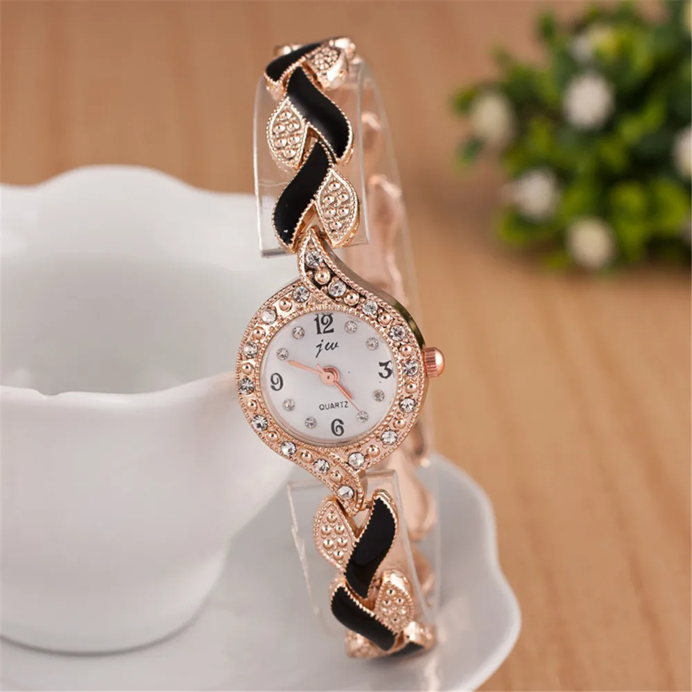 

2019 Best Selling Creative New Ladies Fashion Watches Trend Leaf Watch Linked List Quartz Watch Watches Women Fashion Casual