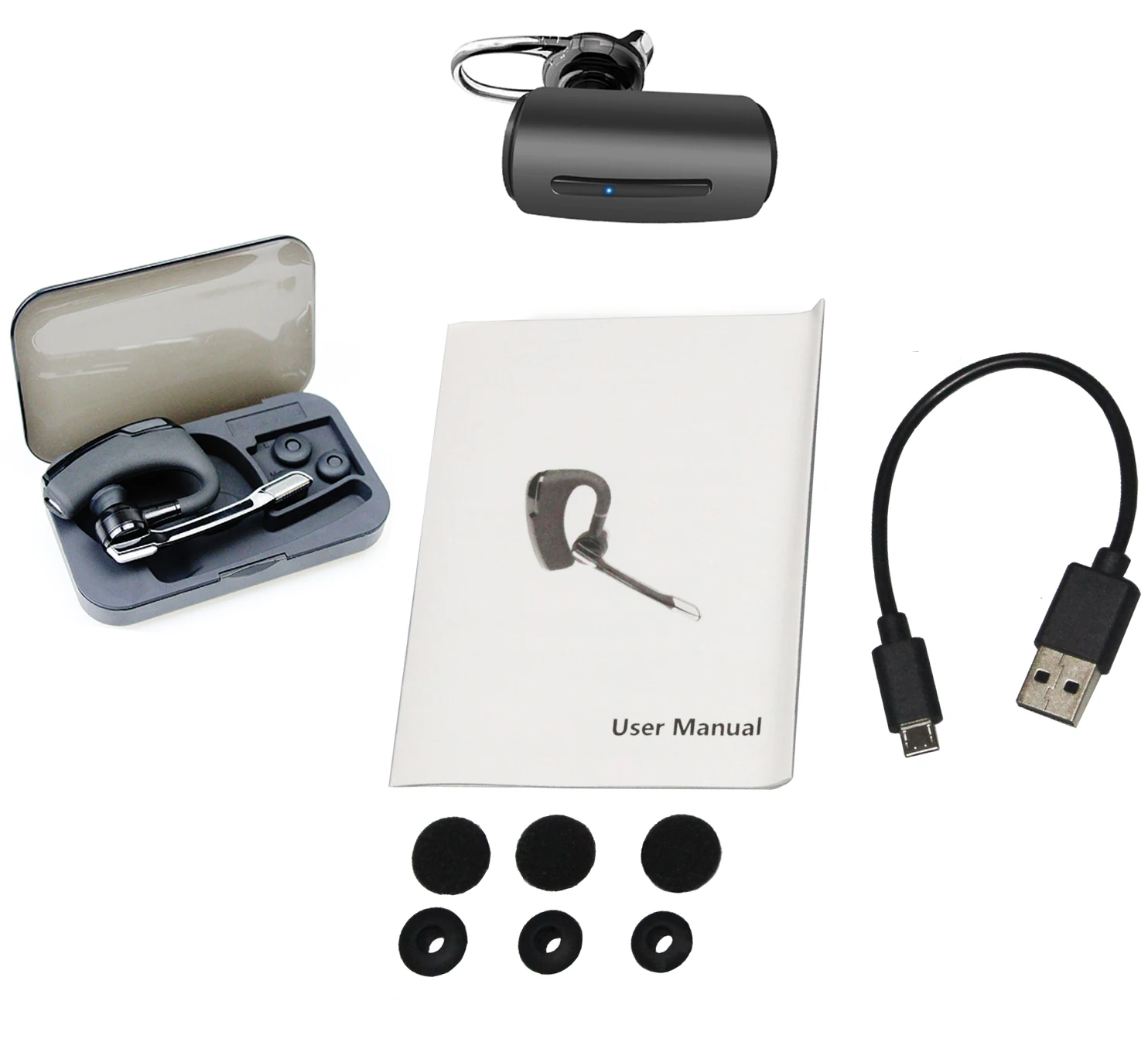 Storage box K6 Bluetooth наушники высокого качества стерео 4,1 версия громкой связи беспроводная Bluetooth гарнитура Автомобильная удобная Bluetooth гарнитура - Цвет: Storage box