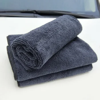 

Kitchen Car wash towel Microfiber Cloth Home 40*40cm Dark Gray Water Warp