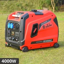 Power-Generator Gasoline Small Mute 220V Frequency-Conversion Digital High-Power 4KW/KW