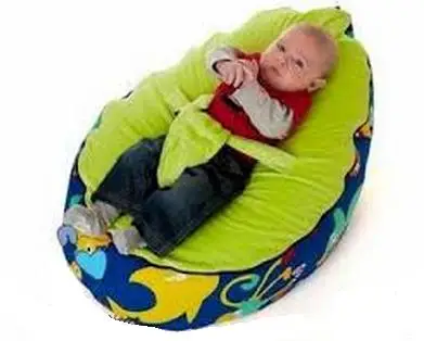 Морской Мир синяя рыба детские beanbag диван-кровати, дети snuggle bean bag pods
