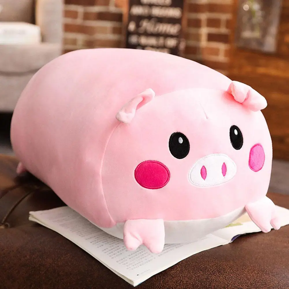 HobbyLane 28 см Мягкая Милая хлопковая Подушка плюшевая игрушка кукла подушка на День святого Валентина и день рождения - Цвет: Pink pig
