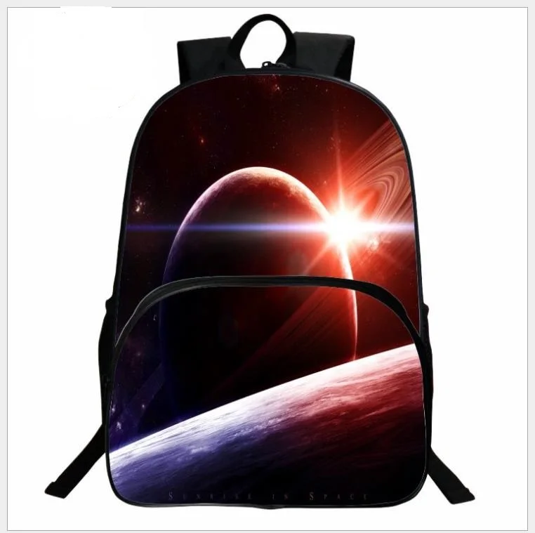 as pictures 16 дюймов 3D Galaxy Рюкзак для девочек-подростков Космическая Звезда детские школьные рюкзаки Детский рюкзак дорожная сумка для мальчиков Mochila - Цвет: as pictures