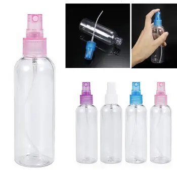 

100ml Transparent Refillable Empty Spray Bottle Travel PET Perfume Atomizer Handheld Portable Cosmetic Sample Bottle Durable