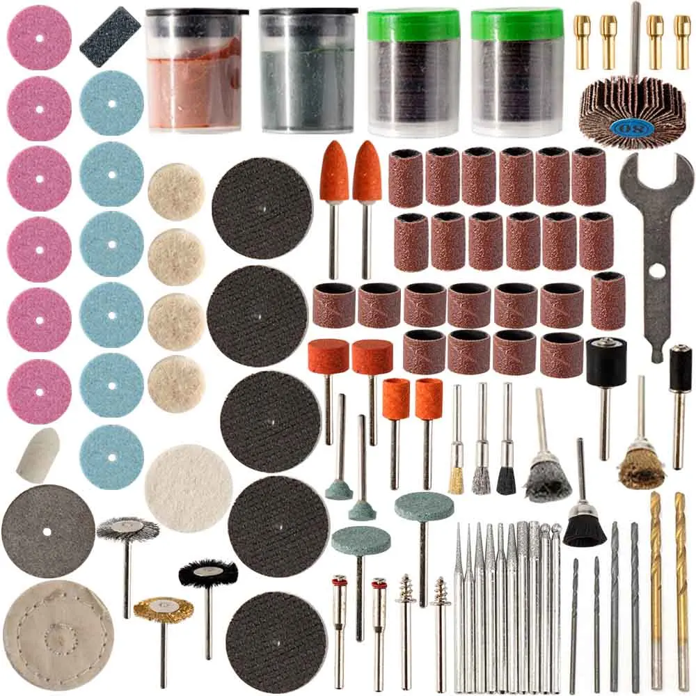 16pcs Accessories 18 в гравировальная ручка Мини дрель Регулируемая скорость инструмент с шлифовальными аксессуарами набор многофункциональных мини гравировальных ручек Dremel инструменты - Цвет: 16pcs Accessories