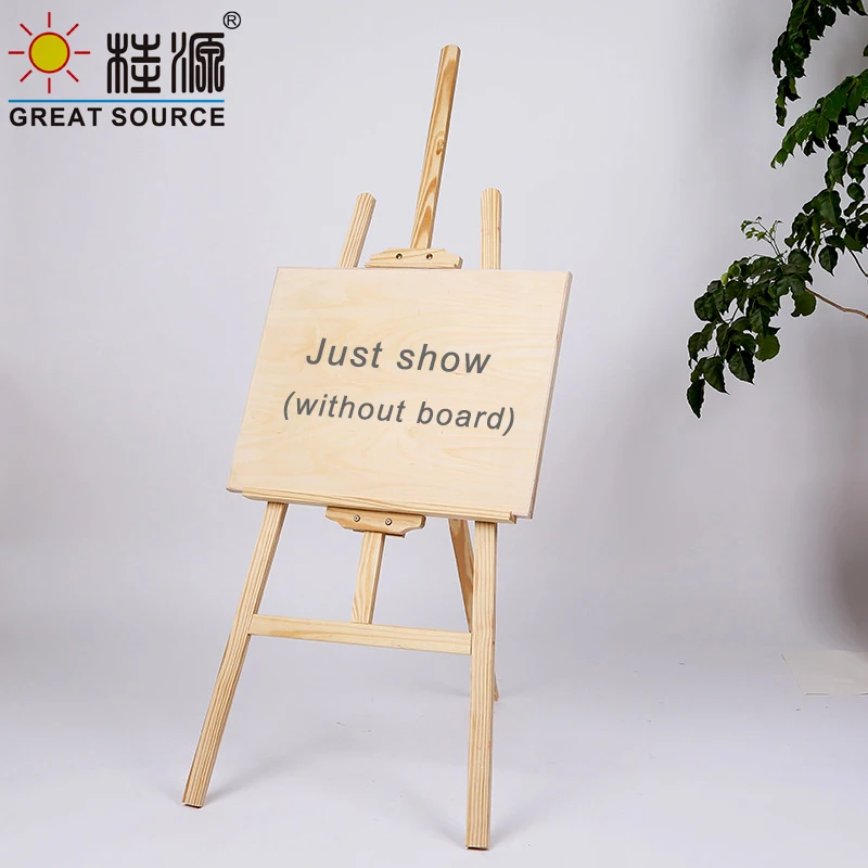 Makeasy Wood Easel Painting Easel Oil Painting Acrylic Board Easel(1pc)