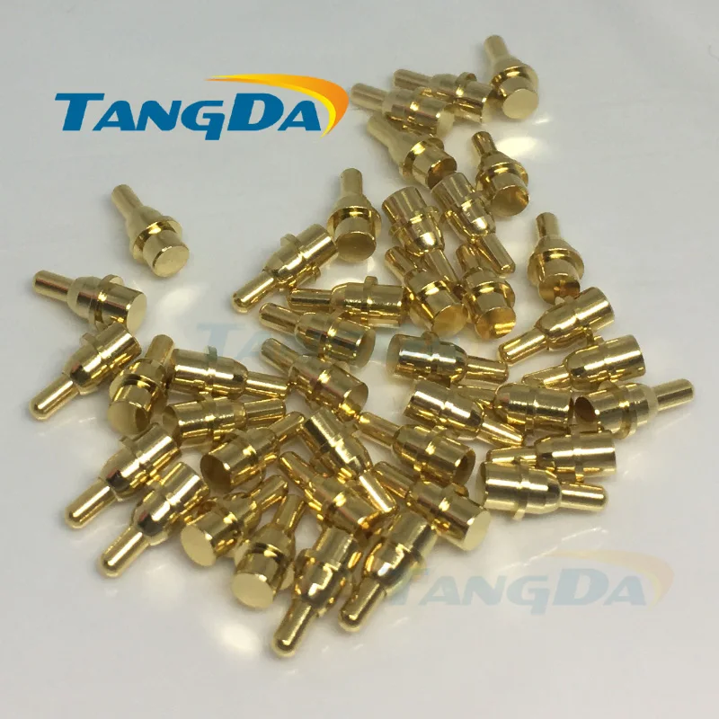 TANGDA 3 8*8 pogopin мм соединители контактируют медные наперсток иглы PCB сварки батареи