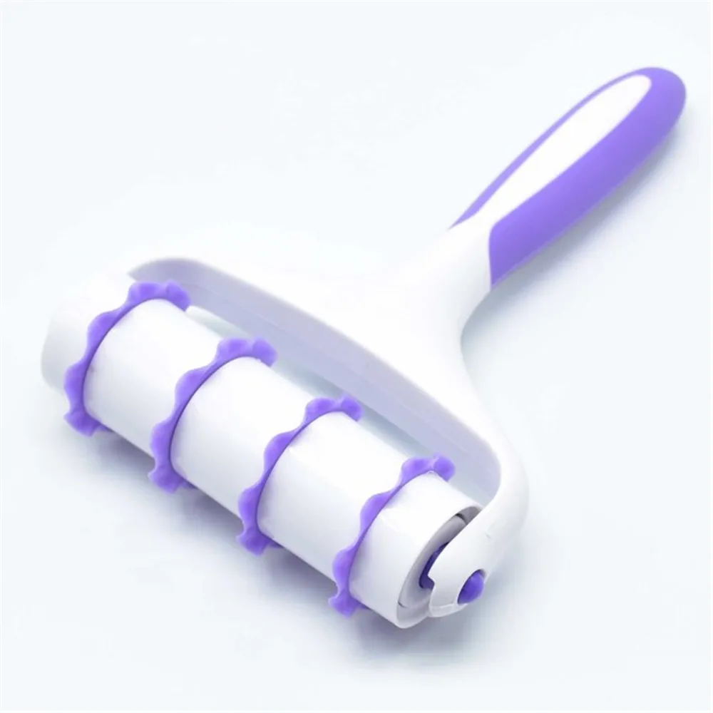 Cake Cookie Pie Pizza Cutter  Fondant Strip Ribbon Cutter Sugarcraft Tool Rolling Pin Embosser Roller Set Cake Decorating Tools 03