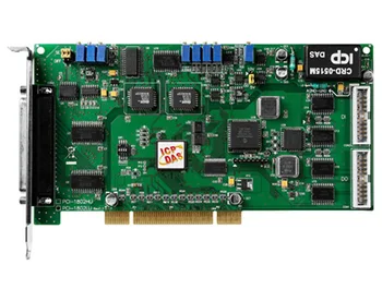

PCI-1802LU 32/16 330 kHz high gain 12 bit A/D, 2 channel 12 bit D/A