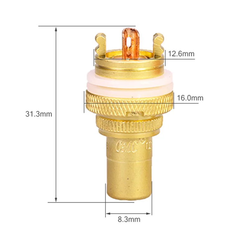 10 шт./лот RCA гнездо Позолоченный усилитель динамик RCA пайка шасси AV Терминал Phono кабель провода разъем