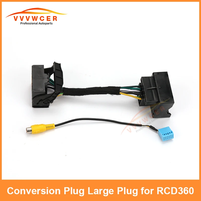 Радиоадаптер PQ/MQB для VW MIB радиоприемник RCD360 RCD330 с камерой заднего вида разъем RCA |