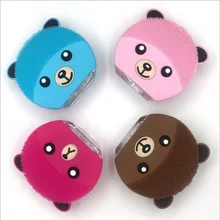 Мультфильм KT Cat инструмент для чистки лица силикагель инструмент для чистки лица звуковая волна Очищающий Инструмент перезаряжаемый W