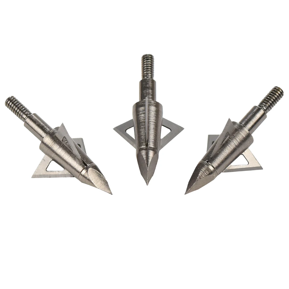 

Наконечник стрелы Broadhead, 100 Гран, 125 Гран, охота, зверь стрел, 3 лезвия, лук для стрельбы из лука, наружная мишень охота, зверь, 12 шт.