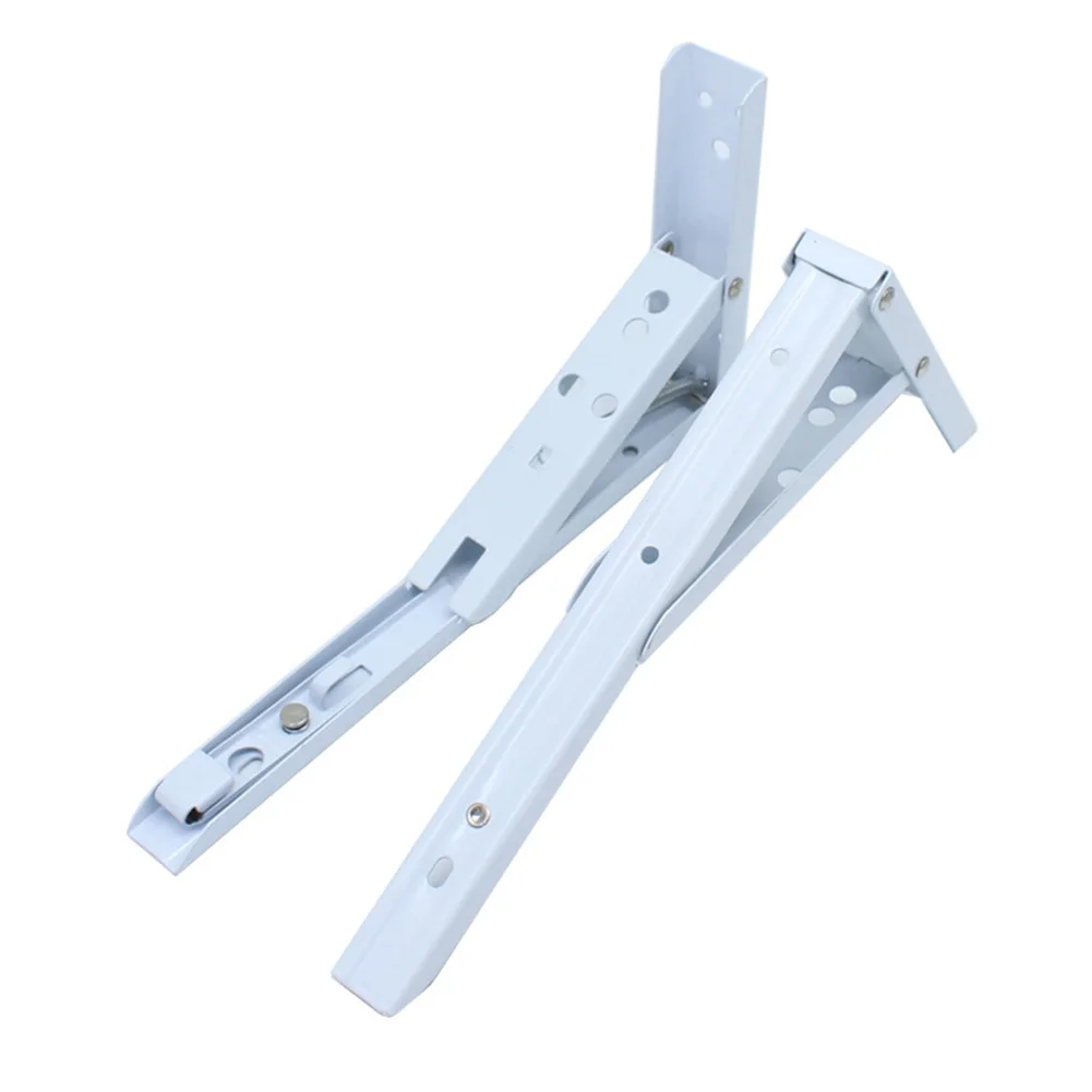 

2PCS Furniture Stainless Steel Bracket Living Room Adjustable Triangle Folding Wall Mounted Heavy Duty Multifunction Hardware
