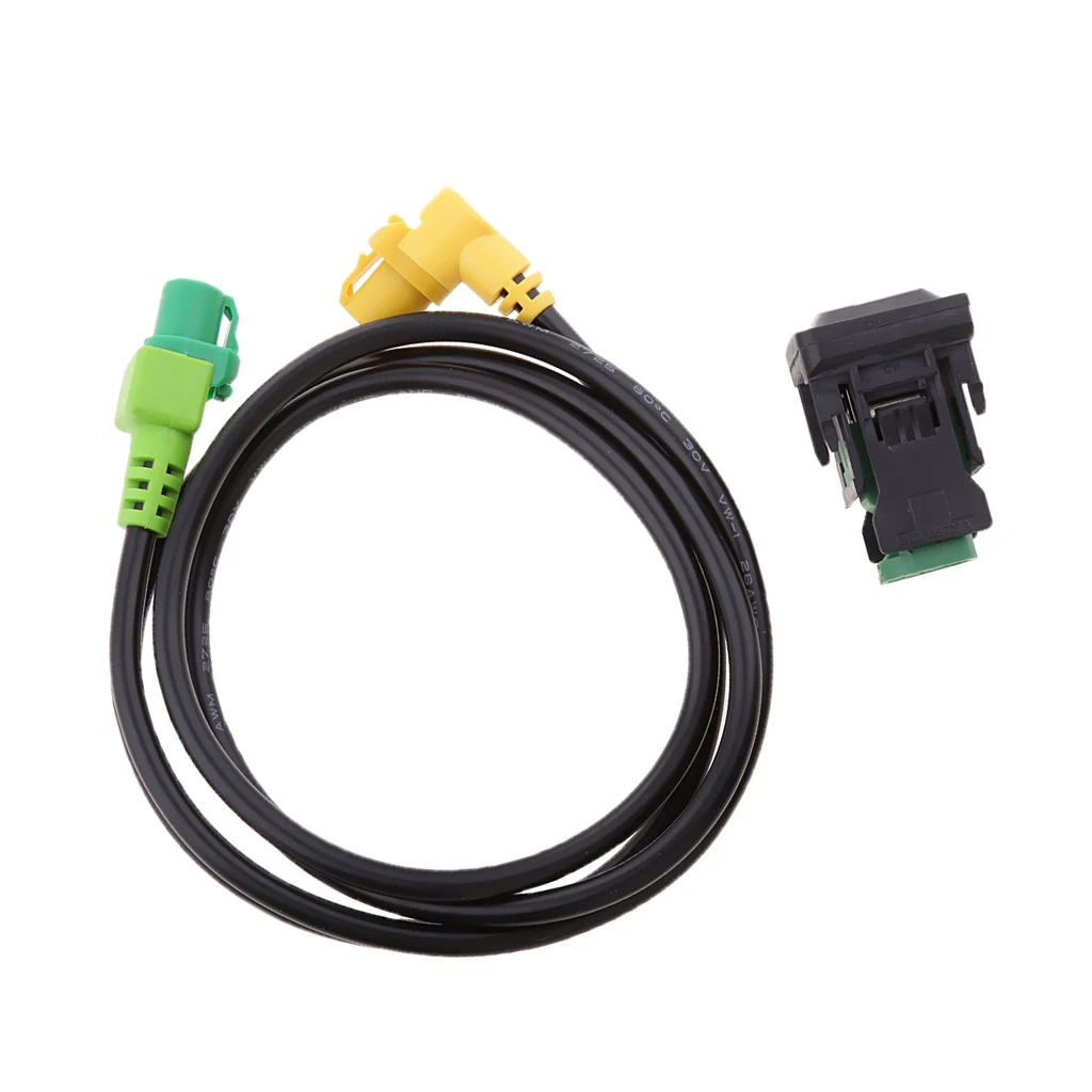 Автомобильный USB AUX кабель переключения для Volkswagen Jetta/GLI MK5 Golf/GTI/R MK5 MK6