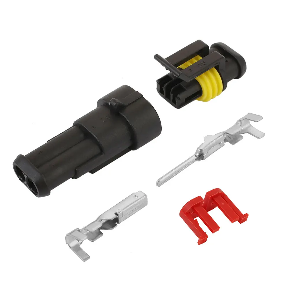 HID коннектор гнезда автомобиль HID коннектор проводки Замена 15 шт. 2/3/4 Pin премиум качества HID розетка